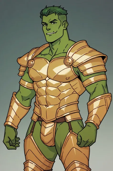 Hulk in gold armor 