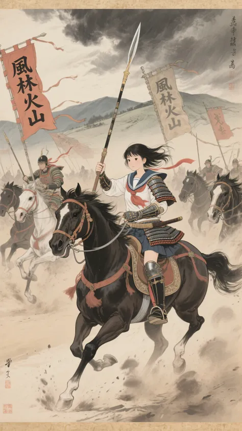 武田の騎馬隊に転生した女学生