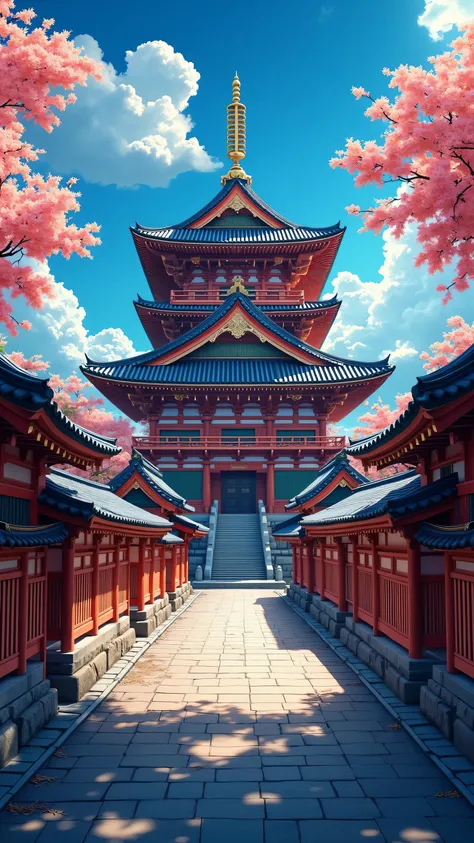 highdefinition images,Before Osaka Castle was built（Osaka Hongan-ji Temple）Ukiyo-e、Picturesque Backgrounds、Digital Images、Shining against a high-resolution background、A temple older than an ancient castle、非常に詳細なDigital Images、High resolution digital painti...