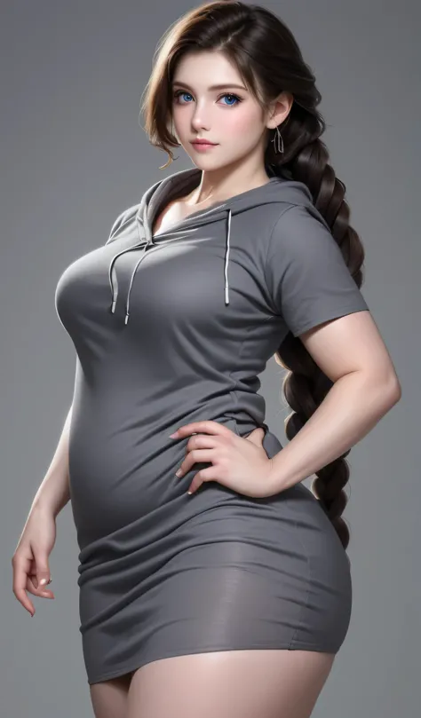 One Beautiful Young Ukraine Cute Women, 19 years old, Tall 1.65 Meters, Large Framed Beautiful Cute Women: 1.6, Big-boned: 1.55, Very Beautiful Young Cute Women, Cute and Charming, Big Soft body, Large and significant top body portrait: 1.65, Deep Dark Gra...
