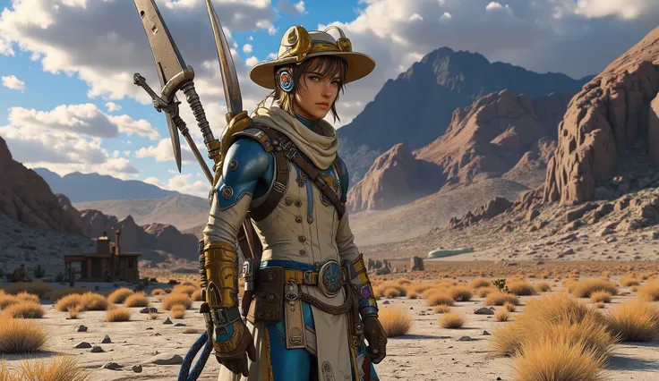 tronggg, Scaramouche (Wanderer) (Genshin Impact) in a desolate, artistic desert landscape (Death Valley, USA / Fictional)**

*   **Emotional Core:** Search for identity, isolation, quiet contemplation, finding beauty in emptiness, the journey of self-disco...