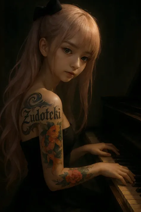best quality, face focus, soft light, ultra high res, (photorealistic:1.4), RAW photo,
1japanese girl, solo, cute, (pupil, lights in the eyes),  detailed beautiful face, (small chest),(high resolution detail of human skin texture),
(long hair),
indoor,
Dam...