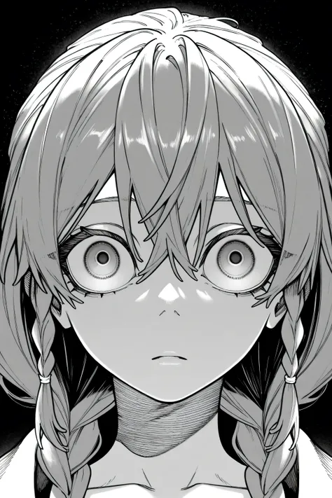score_9, score_8_up, score_7_up, score_6_up, score_5_up, score_4_up, 
BREAK
(masterpiece: 1.0), best quality, perfect anatomy, perfect composition, perfection,
BREAK
cinematic lighting, 
BREAK
1girl, portrait, 2 braids, big eyes, grey eyes, deadpan face, a...