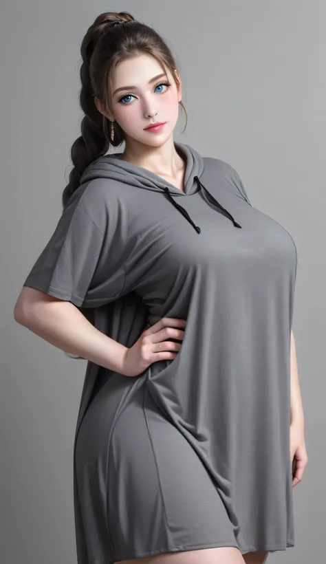 One Beautiful Young Ukraine Cute Women, 19 years old, Tall 1.65 Meters, Large Framed Beautiful Cute Women: 1.6, Big-boned: 1.55, Very Beautiful Young Cute Women, Cute and Charming, Big Soft body, Large and significant top body portrait: 1.65, Deep Dark Gra...