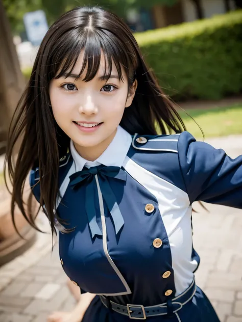 1girl, solo, cute Japanese girl, hight school girl, (smile:1.2), natural makeup, highlighting her clear skin and subtle eye shadow, Beyondv4,
BREAK
((realistic skin, detailed skin texture)),
BREAK
(bouncing breasts, active pose:1.2, stylish pose, dynamic a...