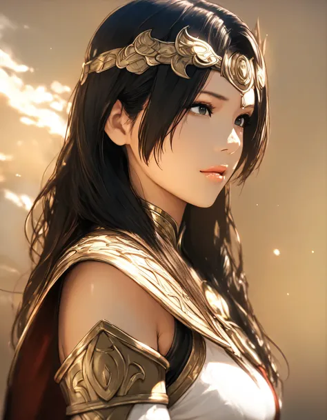 1girl, fire emblem, year 2019, upper body, Fire Emblem Echoes, Twilight of the Gods, masterpiece, high score, great score, absurdres, 16k, Ultra detailed, (photorealistic : 0.5)