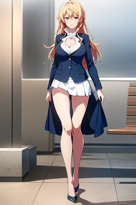 A ,can you draw a woman in an office lady costume,blond long-haired woman looking down on the rainy city from the rooftop,can you draw a woman sitting on a park bench,繊細な表情を,can you draw a woman in an office lady costume,Please draw my expression more deli...