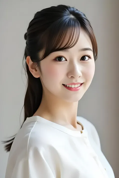       Super Real ,       photorealistic   ,    (Full body image:1.5),  she looks so happy      , shadow,           Global Illumination          , Alone, (Japanese woman in her 20s :1.5),      very beautiful、     cute smile ,    Slim,    brown hair ，　beauti...