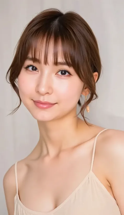 (Big breasts:1.5）、(Big breasts:1.5)、Thin Waist、Hirose Suzu、nipples