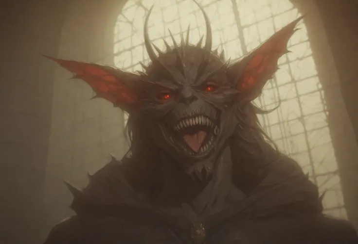 Seductive female creature. be half angel, half devil. Obsidian skin. unhealthy appearance. dnd character.  dnd.