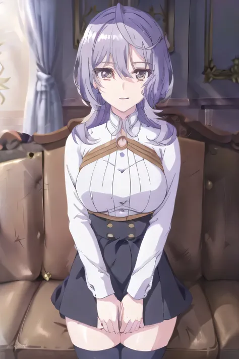  Can you draw a smiling woman，standing，もっとBig breastsのBig breastsを描いてください， wearing thin clothing，can you draw a dark blue pleated mini skirt more delicately，Can you draw with wearing thin clothing，sleeveless sweater， can you draw a dark blue micro pleated ...