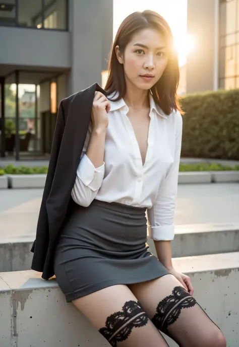 A woman