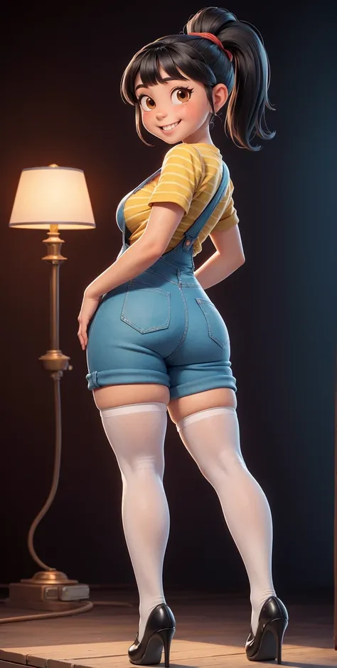 Full body shot, full shot,(best quality:1.4),(shiny skin), body focus, (cute face), (((best quality))), illustration, ((Beautiful Finger)), , Beautiful body, Beautiful character design, ,perfect lighting, Colorful, Bright_Front_face_Lighting, ultra high re...