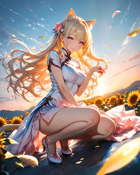 Quality:(Score_9), (masterpiece, detailed:1.2), (ultra-detailed), (ultra-quality), (super-resolution), (detailed-background)

Art Style:
(photorealistic):1.4, (2.5D):1.5, (golden hour lighting):1.6, (warm cinematic lighting):1.5, (volumetric light rays):1....