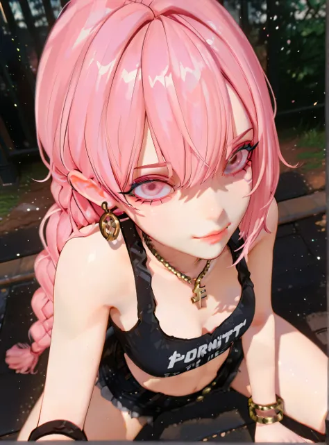 (masterpiece:1.35), (very aesthetic, best quality:1.3), highly detailed, dark environment, backlit, absurdres, close-up view,  hyperdetailed realism, addmicrodetails, realistic 3d artstyle, detailed shading, realistic skin textures, female focus, solo, bra...