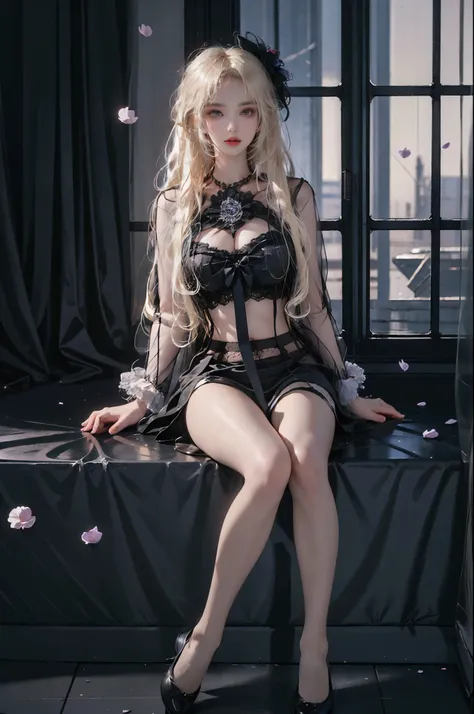 ruanyi ,, ((masterpiece, best quality, ultra highres, realistic:1.4)), (Random shooting Angle), mix4, (At night, moonlight:1.3), beautiful detailed face, (photorealistic:1.37), (sexy long legs:1.2), slender figure, ((By the window, sit on the windowsill, T...