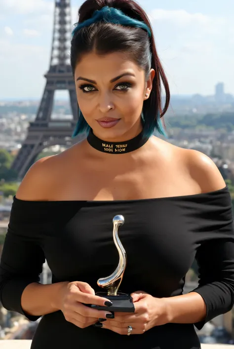 SEXIEST 50YO MATURE MILF AISHWARYA RAI as (((SEXY SENSUOUS MATURE MILF))), (((FLIRTATIOUS MISCHIEVOUS STARE))), ((((HEAVY SMOKY EYES MAKEUP WITH ARCHED EYEBROWS AND (((MILF MOMMY))) WRITTEN CHOKER IN NECK)))), (((MESSY HIGH PONYTAIL SLICKED BACK HAIR WITH ...