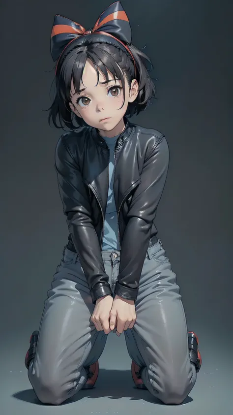 ((top quality, ultra-detailed, high resolution, extremely detailed CG, unity 8k wallpaper, by famous artist, perfect anatomy, super detailed skin, cinematic lighting, UHD, retina, anatomically correct, 1080P)), (Please draw a single one sad girl kneeling w...