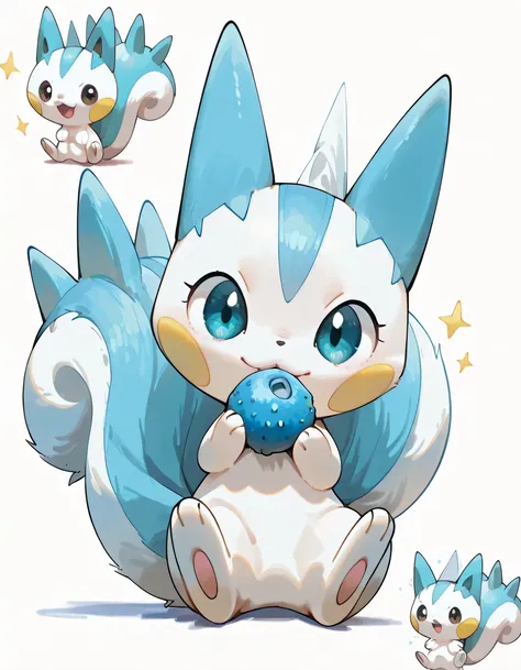 score_9, score_8_up, score_7_up, score_6_up,(chibi,fullbody),looking at viewer, pachirisu(pokemon), feral, rating_safe, beautiful, outstanding, detailed, ultradetailed, a photograph of pachirisu sitting,(holding Oran Berry),white background