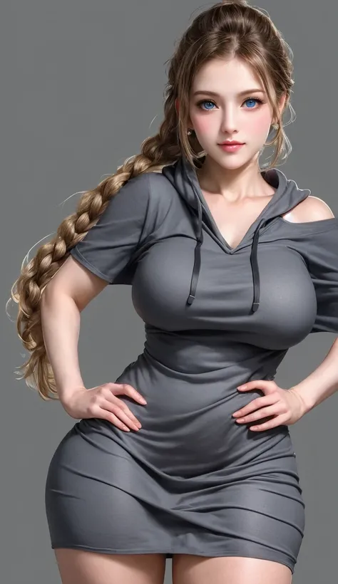 One Beautiful Young Ukraine Cute Women, 19 years old, Large Framed Beautiful Cute Women: 1.6, Big-boned: 1.55, Very Beautiful Young Cute Women, Cute and Charming, Big Delicious Soft matured body, Large and significant top body portrait: 1.65, Deep Dark Gra...