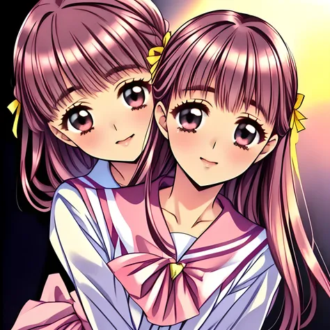 (highest quality, masterpiece:1.5), highest quality, High resolution, 1080p, 8K, (Too beautiful, purest neatest Sakuragi mai, Girl's love-story comic heroine, ((Too much beloved)) noble grown beautiful beautiful lady with detailed is in a darkness, control...