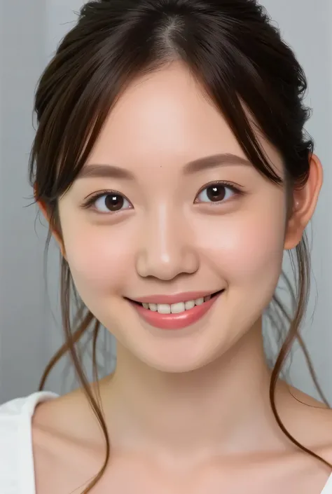 looking at viewer, beautiful skin, beautiful eyes, beautiful face, highly detailed eyes, make up, masterpiece, Super Details, Best lighting, Realistic and Realistic Pictures, high definition RAW color pictures, slightly smile, 田中瞳, Hitomi Tanaka, detailed,...