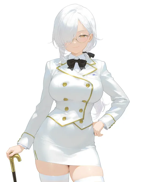 masterpiece, best quality, official anime illustration, (original character:1.2), (1girl:1.2), (solo:1.2), cowboy shot, from front, voluptuous body, large breasts, standing, rim light, sharp line-art, vivid cel shading, simple white background,
elegant mat...