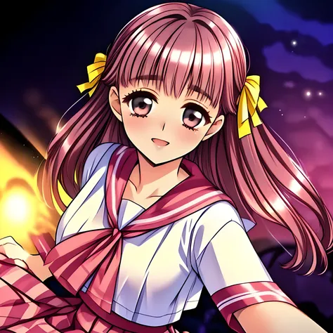 (highest quality, masterpiece:1.5), highest quality, High resolution, 1080p, 8K, (Too beautiful, neatest elder Sakuragi mai, Girl's love-story comic heroine, ((Too much beloved)) noble grown beautiful beautiful lady with detailed is in a darkness, controll...