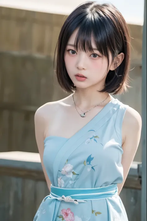 (top quality、8k、32K、masterpiece)、(realistic)、(realistic:1.2)、(high resolution)、very detailed、very pretty face and eyes、1 、round face、tight waist、Delicate Body、(close、top quality、attention to detail、rich skin details)、(top quality、8k、oil:1.2)、(realistic、rea...