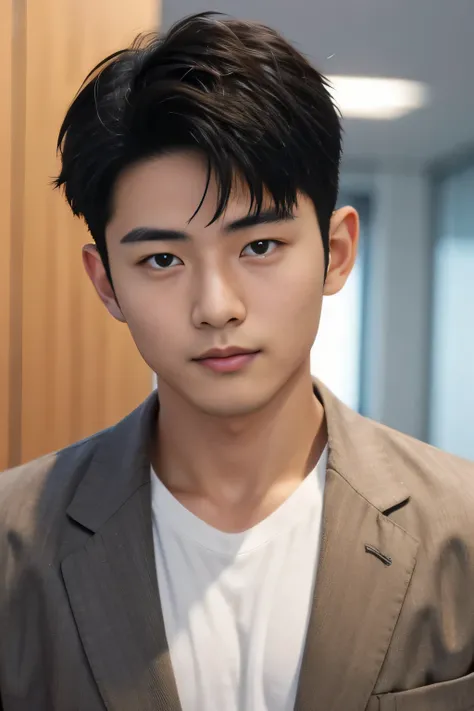  male、Japanese、handsome、macho、about office workers、short hair