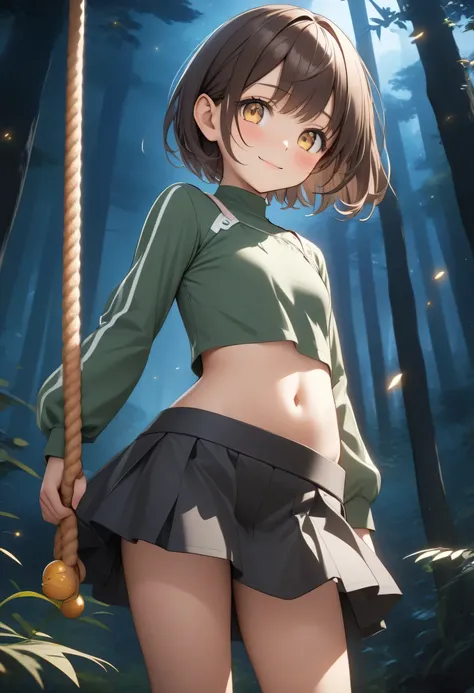 masterpiece, better quality, high resolution, UHD, perfect pixels, depth of field, 4k, RTX, hdr))), ten-year-old girl, Half body, slim body, nice figure, Small height , Beautiful anime girl, beautiful artistic style, anime character, ((little smile, childi...