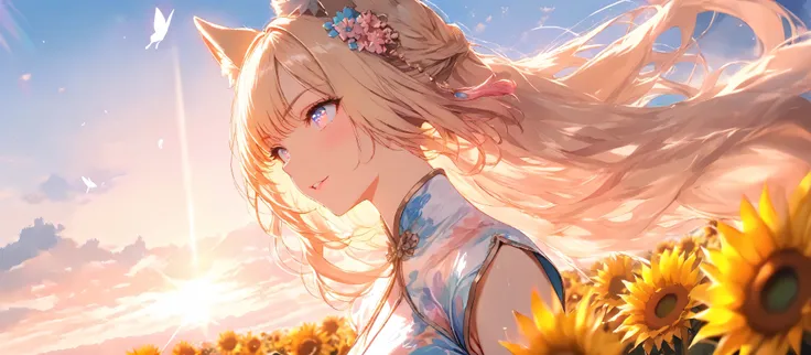 Quality: 
(high score), (masterpiece, detailed:1.2), (ultra-detailed), (ultra-quality), (super-resolution),

Art Style: 
(photorealistic):1.4, (2.5D):1.5, (golden hour lighting):1.6, (warm cinematic lighting):1.5, (volumetric light rays):1.4, ray tracing, ...