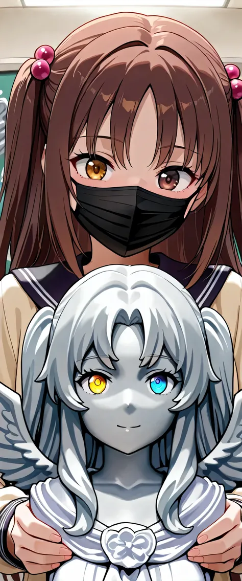 (((she has a chisel))),(beautiful girl: 1.3),masterpiece,Please redeem,Ultra-high resolution,Rich contrast,Very high quality,8k,Highly detailed CG unit wallpaper,Texture,So ridiculous,RAW Photos,Incredibly absurd,Depth of written boundary 1.2,ultra-detaile...