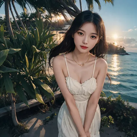 ultra realistic, breathtakingly beautiful young Asian woman with a delicate, petite figure, elegant facial features, and flawless smooth skin, wearing tastefully sexy and stylish attire that maintains modesty, sensual yet graceful pose, alluring gaze, soft...
