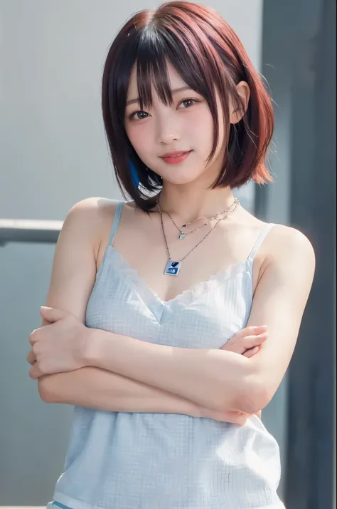 (top quality、8k、32K、masterpiece)、(realistic)、(realistic:1.2)、(high resolution)、very detailed、 very cute face and eyes、1 、round face、tight waist、Delicate Body、(close、top quality、attention to detail、rich skin details)、(top quality、8k、Oil:1.2)、(realistic、real...