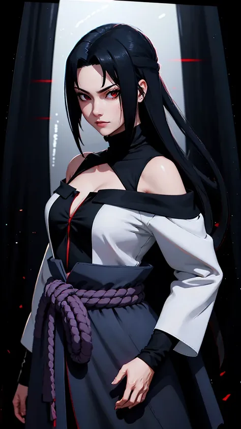 （8K，RAW photos），（best quality），（masterpiece），（lying down realistically，）（ photorealistic lighting ），（Una alta resolución），Hyperdetailed，（hentai realism：1.1），beautiful face， （1 Women：1.1），Women,（looki at viewer ），cowboy lens，Japanese， Sasuke\（naruto\），black...