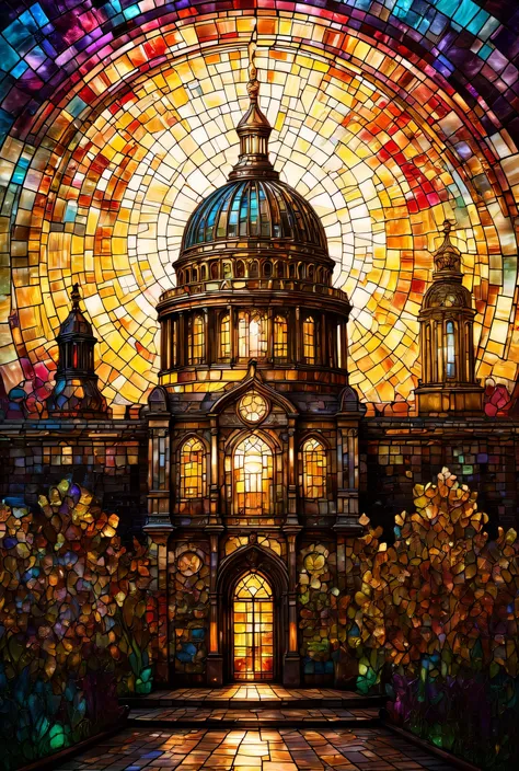 stained glass St Paul's Cathedral
Horizontal building Wide range of buildings