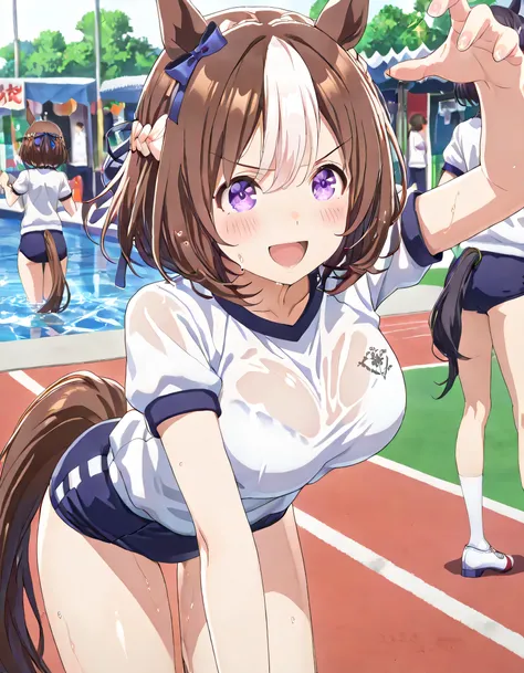 ((ultra-detailed)), (highly detailed CG illustration), (best quality:1.2), ultra-highly detailed, colorful composition, artistic photoshoot, 1girl, solo focus, thigh to top:1.2, cowboy shot:1.2, moe anime character,  round face, rounded chin:1.2, short hei...