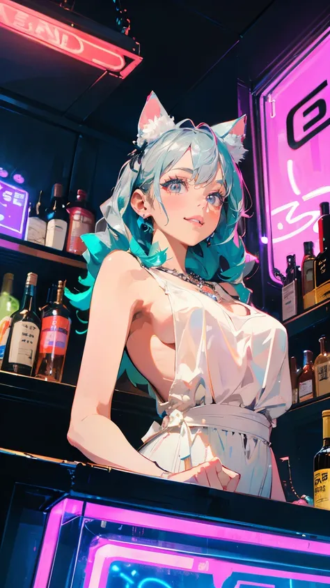 ( table top: 1.3), ( max resolution: 1.2), (Ultra HD TV: 1.2) sharp concentration in nude clothes: 1.2, perfect style, beautiful face, correct, 解剖学的に correct, 非常に詳細な faceと肌のテクスチャ, beautiful eyes on my belly , ( silver eyes:1.3), double eyelid, T...