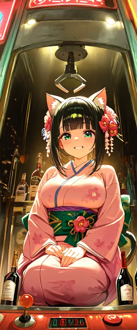 (beautiful girl: 1.3),masterpiece,Please redeem,Ultra-high resolution,rich contrast,Very high quality,8k,Highly detailed CG unit wallpaper,Texture,So ridiculous,RAW Photos,Please redeem anime,Depth of written boundary 1.2,(blunt bangs,medium hair,Black Hai...