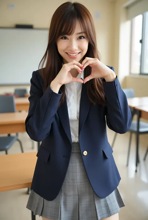 (Realistic:1.3, Photo-realistic:1.5, RAW photo, model photo), Magazine cover photo, she is Japanese high-school student, The perfect figure that everyone aspires to, symmetrical eyes, Light Brown eyes, Double eyelids, Thin eyebrows, Thin lips, Glossy lips,...