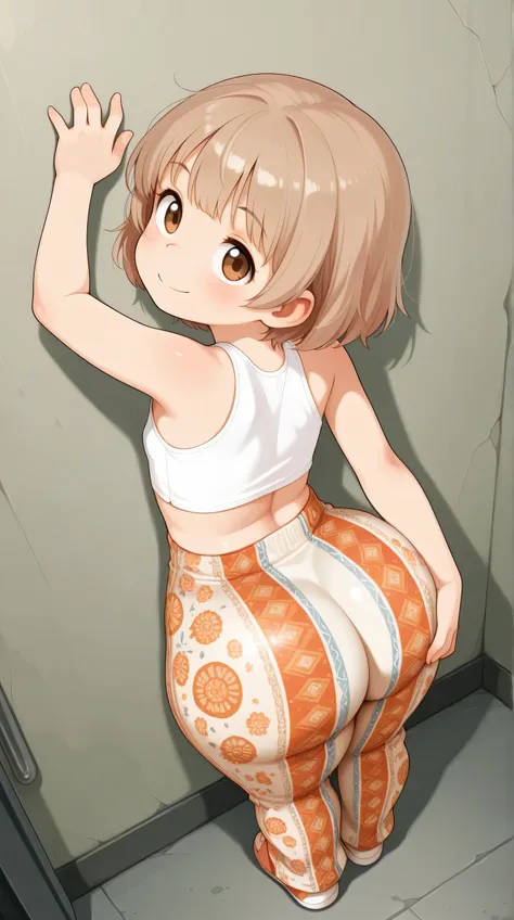  masterpiece,child, below the age of 18, 10 years old, little-girl, shortstack, under-age, early/teens, im/mature, Juvenile, short, from above, 130 cm tall, short, petite, best quality, highres, absurdres, 1girl, long light brown hair, brown eyes, freckled...