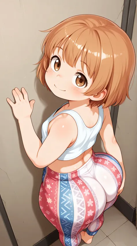  masterpiece,child, below the age of 18, 10 years old, little-girl, shortstack, under-age, early/teens, im/mature, Juvenile, short, from above, 130 cm tall, short, petite, child-like proportions, underwear outline, best quality, highres, absurdres, 1girl, ...