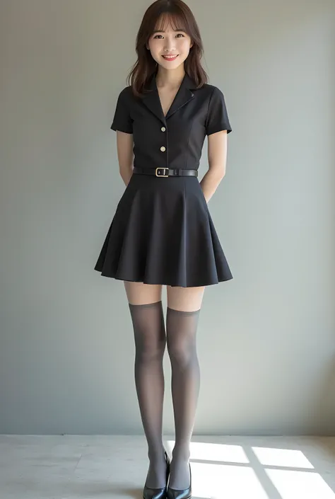       Super Real ,       photorealistic   ,    (Full body image:1.5),  She looks so happy      , shadow,           Global illumination          , Alone, (Japanese woman in her 20s :1.5),      very beautiful、     cute smile ,    Slim,    brown hair ，　beauti...