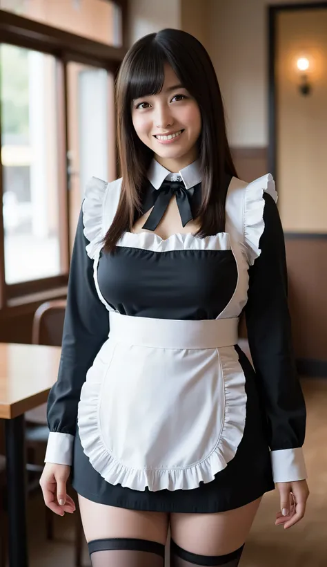 Maid wearing SexyMaidCostume, kanna,score_9,score_8_ up,score_7_ up,
ultra detail, absolute resolution, 32K, masterpiece, High Quality , High Definition, cowboy shot,

beautiful Japanese girl, Slender, Pretty face, Skinny girls, Thin Waist, Black hair,  lo...