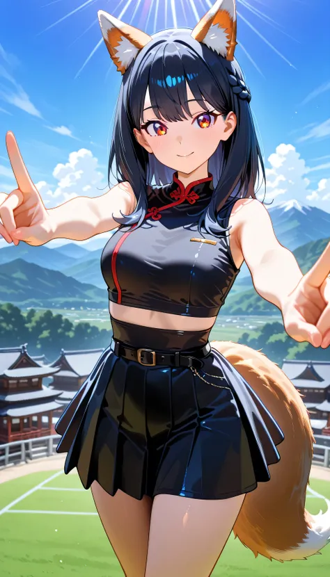 Takarada Rikka,(beautiful girl: 1.3),1girl,masterpiece, Highest quality, Ultra-high resolution,rich contrast,super high quality,8k,Highly detailed CG unit wallpaper,texture,Incredibly absurd,Ultra-high resolution,RAW Photos,Depth of Field 1.2,A village mou...