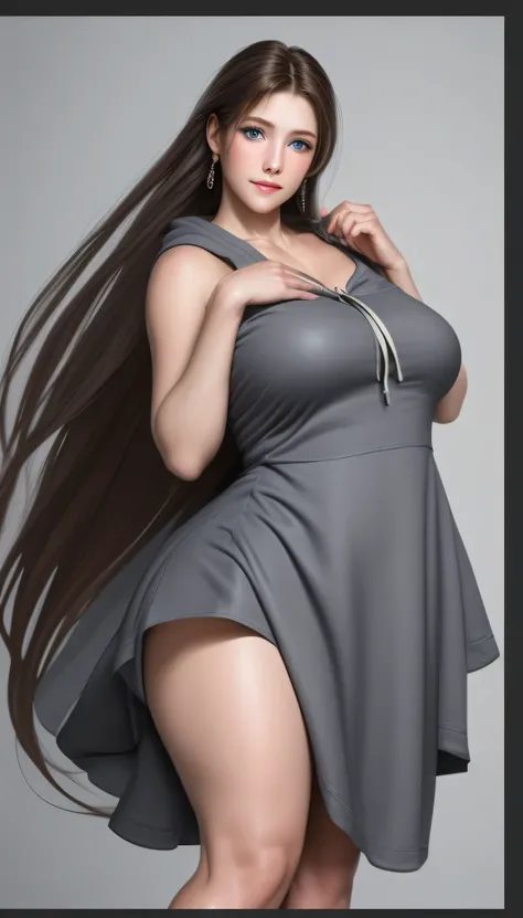 One Ukraine Mature Women, 19 years old, Very Cute and mature Appearance, Large Framed: 1.6, Big-boned: 1.55, Cute and Charming, Delicious Soft body, Large and significant top body portrait: 1.65, Deep Dark Gray Colour Clothes, Thick Yarns Trench Clothes, S...