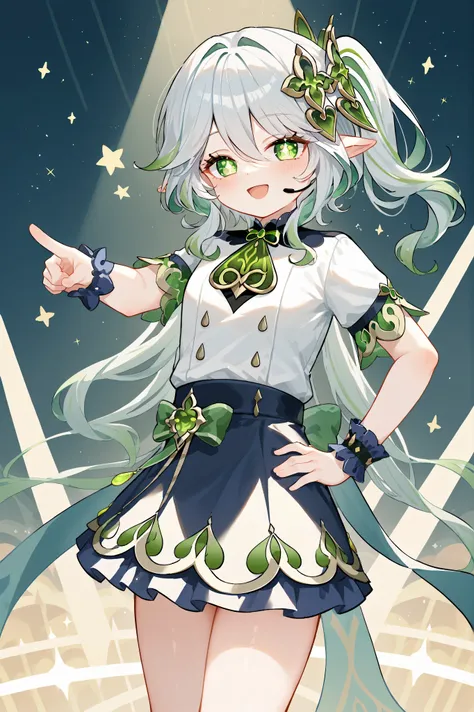 (score_9,score_8_up,score_7_up),<lora:Nahida(genshin impact)-v1:1>,Nahida(genshin impact),1girl,nahida (genshin impact),solo,green eyes,pointy ears,hair ornament,side ponytail,multicolored hair,gradient hair,white hair,green hair,symbol-shaped pupils,looki...