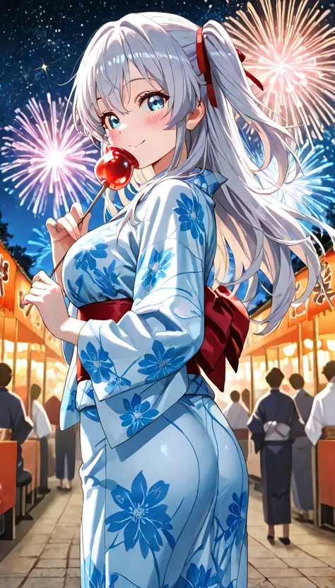 (ultra-detailed)), (highly detailed CG illustration), (best quality:1.2), ultra-highly detailed, colorful composition, artistic photoshoot, 1girl, solo focus, cowboyshot:1.3, moe anime character, girls, round face, rounded chin:1.2, short stature, blue e...