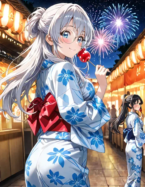 ((ultra-detailed)), (highly detailed CG illustration), (best quality:1.2), ultra-highly detailed, colorful composition, artistic photoshoot, 2girls, duo focus, yoga:1.3, side by side, shoulder-to-shoulder:1.4, cowboyshot:1.3, moe anime character, girls, ro...